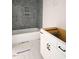 Bathroom featuring a bathtub and a vanity, offering a blend of comfort and style at 3341 Colby Chase Dr, Apex, NC 27539