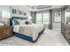 Spacious main bedroom with plush bedding and large windows at 2103 Pitchfork Ln, Durham, NC 27713