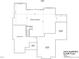 Unfinished basement floor plan including crawlspace, garage and porch at 4345 Coldwater Springs Dr, Raleigh, NC 27616