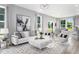 Elegantly furnished living area featuring modern decor and abundant natural light at 609 Chopper Ln # Homesite 10, Durham, NC 27703