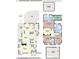 Detailed floor plan showcasing the layout of the home's rooms and dimensions at 205 N Boundary St, Chapel Hill, NC 27514
