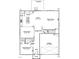 Main floor plan displaying the kitchen, dining room, Gathering room, garage, and guest bedroom at 55 Calabria Ct, Franklinton, NC 27525