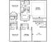 Second floor plan displaying the primary bedroom, two additional bedrooms, office, and loft at 55 Calabria Ct, Franklinton, NC 27525
