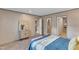 Bedroom featuring a comfy bed with an inviting quilt, accent pillows, and ample natural light at 1235 Schloss Rd, Louisburg, NC 27549