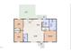 Detailed floor plan offering comprehensive layout of rooms and dimensions to understand the home's design at 1235 Schloss Rd, Louisburg, NC 27549