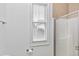 This bathroom offers a shower and a window with bright natural light at 1509 Heritage Reserve Ct, Wake Forest, NC 27587