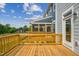 Deck with screened porch and view of the backyard at 849 Parc Townes Dr # 11, Wendell, NC 27591