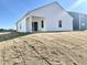 Rear view of the house with new landscaping at 1050 Parkside Drive, Nashville, NC 27856