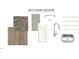 A kitchen design showcasing granite counters, wood flooring and hardware at 853 Parc Townes Dr # 9, Wendell, NC 27591