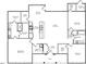 Detailed floorplan showcasing the layout of the home with bedrooms, kitchen, and living areas at 200 Rawhide Dr, Louisburg, NC 27549