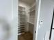 Well-organized closet with shelves and hanging space at 314 Hinton St, Apex, NC 27502