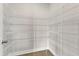 Spacious pantry closet featuring modern wire shelving and durable wood-look flooring at 517 Southwick Pl, Mebane, NC 27302