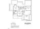 Upstairs floor plan featuring three bedrooms, a shared bathroom, and an unfinished bonus space at 7575 Sweetwater Dr, Nashville, NC 27856
