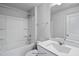 Bathroom with tub and vanity at 8816 Melvin St # 15, Willow Springs, NC 27592