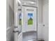 Open concept foyer with a view of the backyard through the front door at 8816 Melvin St # 15, Willow Springs, NC 27592