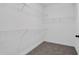 Walk-in closet with carpet flooring and shelving at 91 Laramie Ln, Selma, NC 27576