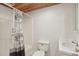 The bathroom includes a shower/tub combination, toilet, and vanity with sink at 1146 Rogers Rd, Graham, NC 27253