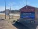 Sign for Archer Lodge Town Park with upcoming Town Council meeting information at 115 Arundel Dr, Archer Lodge, NC 27527