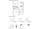 A first-floor layout with an open kitchen, dining area, living room and a 2-car garage at 116 Arundel Dr, Archer Lodge, NC 27527