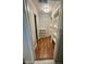 Bright walk-in pantry with shelving and wood-look flooring at 31 Strickland Rd, Smithfield, NC 27577