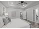 Main bedroom with ensuite bathroom access and a calming atmosphere at 184 Dereham Ln, Garner, NC 27529