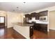 Spacious kitchen with an island and stainless steel appliances at 219 Rosedale Creek Dr, Durham, NC 27703