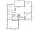 One story floor plan showing 2 bedrooms and Gathering room at 617 Darian Woods Dr, Holly Springs, NC 27540