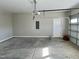 Spacious garage with automatic opener and door to house at 6648 Sheriff Watson Rd, Sanford, NC 27332