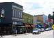 View of a charming downtown street with various shops and restaurants at 2360 Bay Minette Sta # 701, Apex, NC 27502