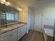 Double vanity bathroom with granite countertop at 244 Combine Trl # Dm 108, Benson, NC 27504
