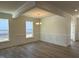 Open dining room with hardwood floors and chandelier at 244 Combine Trl # Dm 108, Benson, NC 27504