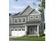 Charming two-story home with a welcoming front porch and a two-car garage at 252 Beacon Dr, Pittsboro, NC 27312