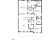 Second floor plan featuring primary suite, two bedrooms, two walk in closets, laundry, and loft at 252 Beacon Dr, Pittsboro, NC 27312