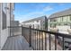Modern townhome complex as seen from the balcony, showcasing sleek exteriors and outdoor living at 324 Church St, Morrisville, NC 27560