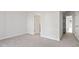 Neutral bedroom with two closets at 716 Georgias Landing Pkwy # 12, Raleigh, NC 27603