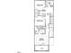 Second floor plan showing a Main Bedroom with a private bath and a WIC, and two additional bedrooms at 716 Georgias Landing Pkwy # 12, Raleigh, NC 27603
