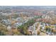 Wide aerial view of neighborhood showcasing the home's location within a community at 1620 Dunn Rd, Raleigh, NC 27614