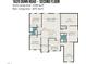 Floor plan of the second floor, featuring multiple bedrooms and a bonus room at 1620 Dunn Rd, Raleigh, NC 27614