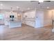 Modern kitchen featuring white cabinets, stainless appliances, and island at 320 Duncan Creek Rd # 161, Lillington, NC 27546