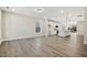 Open concept area with white cabinets and recessed lighting, perfect for entertaining at 472 Traditions Grande Blvd # 34, Wake Forest, NC 27587
