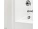 This shower has new fixtures with a modern design at 169 Running Deer Dr, Louisburg, NC 27549