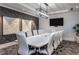 Community room featuring a large table and modern decor at 2301 Beeblossom Pl, Fuquay Varina, NC 27526