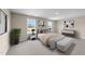 Serene bedroom retreat with plush carpeting, complemented by elegant furnishings and ample natural light at 9133 Phoenix Ct, Middlesex, NC 27557