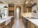 Spacious kitchen with stainless steel appliances, ample counter space, and custom cabinets at 142 Batten Hill Ln, Selma, NC 27576