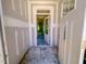 A bright entryway showcasing a door with windows leading to the home's interior during construction at 1901 Old Bramble Ln # 3, Fuquay Varina, NC 27526