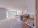Spacious kitchen area ready for appliances, featuring an island and an open layout at 1901 Old Bramble Ln # 3, Fuquay Varina, NC 27526