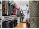 Large walk-in closet with ample hanging space and shelving at 4027 Green Forest Ct, Rocky Mount, NC 27804