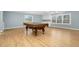 Spacious game room with hardwood floors, pool table, and built-in cabinets at 4027 Green Forest Ct, Rocky Mount, NC 27804