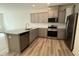 Well-equipped kitchen showcasing modern appliances and stylish cabinetry at 424 La Maison Ave # 9, Wendell, NC 27591