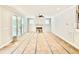 Light-filled living room with fireplace, sliding glass doors to patio, and neutral color palette at 2625 Silver Gate Ct, Wake Forest, NC 27587